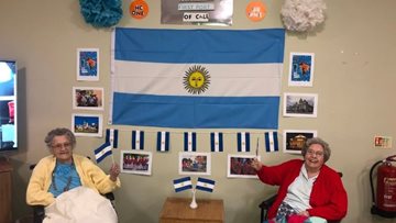 Wiltshire Care home Residents go on an Argentina journey